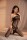Black Obsession Bodystocking – Verführerischer trägerloser Netz-Catsuit, XS-M, Sinnlich & Dehnbar