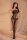 Luna Trace Sheer Halter Bodystocking – Transparenter Neckholder-Catsuit, ouvert, XS–M (34–38), weich & elastisch bis 60 kg