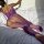 Mystic Orchid Bodystocking – Lila Netz-Catsuit mit floraler Spitze & ouvert Schritt, XS–L
