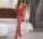 Burning Passion Bodystocking – Raffiniertes Netzdesign mit offenen Trägern & Ouvert-Schnitt XS bis XL