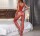 Burning Passion Bodystocking – Raffiniertes Netzdesign mit offenen Trägern & Ouvert-Schnitt XS bis XL