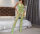 Emerald Blaze Bodystocking – Neon Green Lace Mesh, XS-XL, Open Crotch