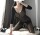 Elegant Sheer Bodystocking – Long-Sleeve Fishnet Catsuit with Open Crotch, XS-S