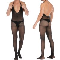 Ethereal Allure Mens Sheer Bodysuit – Ouvert,...