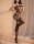 Seductive Straps Bodystocking – Transparent, ouvert, XS-M (34-38), Schwarz