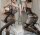 Noir Ringframe Suspender Bodystocking – Sheer mesh, suspender lines, O rings & crotchless, one size XS–M