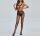 Midnight Ivy Bodystocking – Schwarzer Netz-Catsuit mit floraler Spitze und ouvert Schritt für XS–M