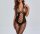 Noir Halo Cut-Out Halter Bodystocking – Schwarzer Netz-Catsuit mit Halterneck, großen Cut-Out-Paneelen & ouvert Schritt, XS–L