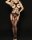 Obsidian Flame Bodystocking – Black Cut-Out Fishnet Catsuit with Open Crotch, XS-L