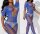 Blue Temptation Bodystocking – Königsblauer Netz-Body mit Cut-Out-Dekolleté & ouvert Schritt, One Size XS–L