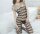 Velvet Stripe Lace Bodystocking – Netz-Catsuit mit Streifen & Spitze, ouvert Schritt, XS–L bis 175 cm