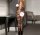 Velvet Stripe Lace Bodystocking – Netz-Catsuit mit Streifen & Spitze, ouvert Schritt, XS–L bis 175 cm