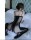 Velvet Shadows Bodystocking – Sheer One-Piece with Sensual Open Crotch, One Size XS-M
