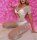 White Angel Bodystocking – Weißer Netzbody mit Cut-Outs & ouvert Schritt, One Size XS–L