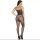 Crisscross Mesh Open-Crotch Bodystocking – black crisscross mesh, open crotch, breathable stretch