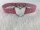 Sweetheart Choker – Zartrosa Halsband aus Kunstleder mit Herzanhänger