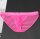 Neon Pink Mens Sheer Briefs – Transparente Herren-Unterhose, Einheitsgröße