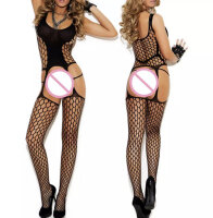 Obsidian Honeycomb Garter Bodystocking – Honeycomb...