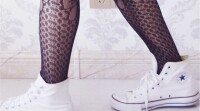 Elegant Bow Net Tights – Strumpfhose mit Gürtel, verführerisch und elastisch