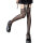 Ornate Rosette Suspender Mesh Pantyhose – Suspender look mesh tights with ornate lace motif (XS–M up to 70 kg)