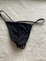 Minimal Elegance Mens String – Klassisch schwarz, elegant und bequem
