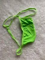Neon Glow Mens String – Strahlendes Grün,...