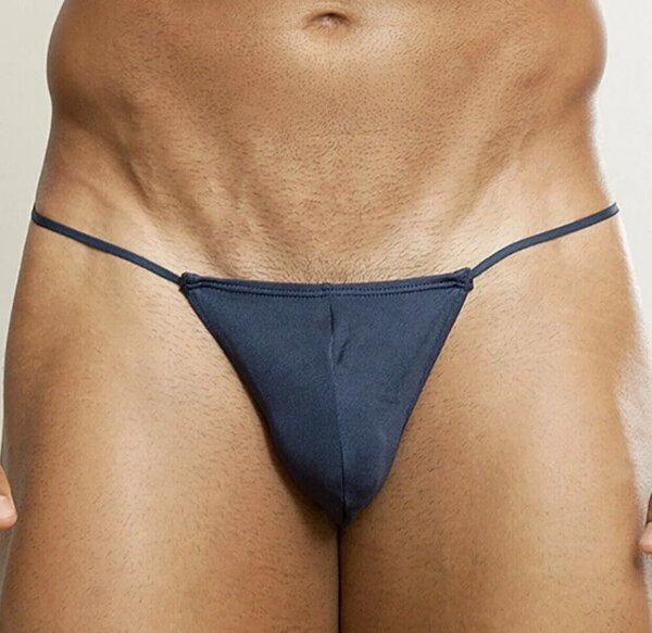 Midnight Elegance Mens String – Dunkelblau, stilvoll und komfortabel