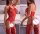 Scarlet Bloom Garter Lace Bodystocking – Red Lace Garter Look, Open Crotch & Halter Neck
