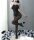Noir Bardot Strapless Sheer Bodystocking – schulterfreier Catsuit mit Bandeau & semitransparenten Beinen