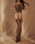 Obsidian Bloomframe Bodystocking – Black Fishnet Catsuit with Floral Panels, Vertical Lines & Open Crotch, XS–L