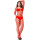 Red Seduction Bodystocking – Verführerisches Rot, ouvert, XS bis L, elastisch