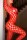 Red Seduction Bodystocking – Verführerisches Rot, ouvert, XS bis L, elastisch
