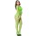 Neon Desire Bodystocking – Aufregender Netz-Catsuit in leuchtendem Grün, ouvert, XS-L (34-40)
