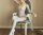 Snow Kiss Bodystocking – Weißer Ouvert Catsuit mit Spaghettiträgern & rosa Akzenten, XS M