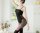 Midnight Kiss Bodystocking – Schwarzer Ouvert Catsuit mit Spaghettiträgern & pinken Akzenten, XS M