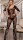Nocturnal Empress – Sinnlicher Netz-Bodystocking mit floralem Ornamentmuster, ouvert, XS-L, Schwarz