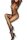 Noir Baroque Bodystocking – Schwarzer Ouvert Catsuit mit Ornamentspitze & halblangen Ärmeln, XS L