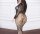 Noir Baroque Bodystocking – Schwarzer Ouvert Catsuit mit Ornamentspitze & halblangen Ärmeln, XS L