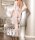 Ivory Lace Halo Bodystocking – Weißer Spitzen Catsuit mit Ouvert, XS–L (34–40), elastisch & elegant