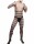 Striped Passion Herren Netz-Catsuit – Stilvolle Verführung in elastischem Design
