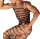 Striped Passion Herren Netz-Catsuit – Stilvolle Verführung in elastischem Design
