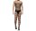 Midnight Bold Men’s Bodystocking – Schwarzer Netz-Catsuit mit Ouvert-Detail & stilvollem Streifenmuster, XS-L, elastisch & verführerisch