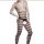 Midnight Bold Men’s Bodystocking – Schwarzer Netz-Catsuit mit Ouvert-Detail & stilvollem Streifenmuster, XS-L, elastisch & verführerisch