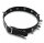 Rebel Edge Choker – Schwarzes Kunstleder-Halsband mit silbernen Nieten