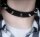 Rebel Edge Choker – Schwarzes Kunstleder-Halsband mit silbernen Nieten