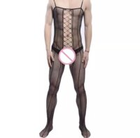 Midnight Seduction Herren Netz-Catsuit – Elastisch,...