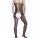 Noir Corset Line Men’s Bodystocking – Black Fishnet Catsuit with Lace-Up Front & Open Crotch, One Size XS-M
