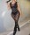 Midnight Illusion Bodystocking – Sensual Catsuit with Open Crotch, XS-L, Black, Seductive Design