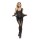 Midnight Illusion Bodystocking – Sensual Catsuit with Open Crotch, XS-L, Black, Seductive Design