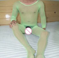Neon Pulse Men’s Bodystocking – Neon green...